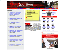 Tablet Screenshot of motosportives.com